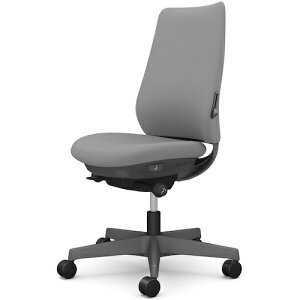 オカムラ OKAMURA ポータム,肘なし,背クッション,スタンダードタイプ,ダークグレー,ハンガー無,ランバー有,ウレタンキャスター 【品番:CF13ZE FKY2】