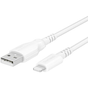 �I�E���e�b�N�iOwltech�j�@�f���ɋ���USB�@Type�|AtoLightning�P�[�u��1m�@�z���C�g�@�y�i�ԁFOWL-CBKLTCV10-WH�z