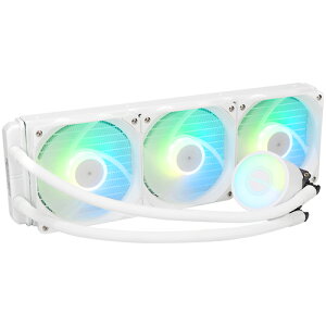 �I�E���e�b�N�iOwltech�j�@PC�P�[�X�����ʂ�ARGB�@LED���ځ@120mm×3��@����CPU�N�[���[�@�y�i�ԁFOWL-LCP360ARGB-WH�z