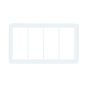 �y���[���֑Ή��z�p�i�\�j�b�N�@�R�X���V���[�Y���C�h21 �X�C�b�`�v���[�g�i4�A�p�j�i�z���C�g�j�@�y�i�ԁFWTC7104W�z