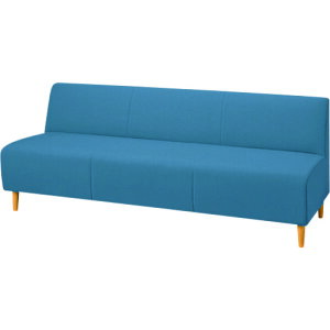 プラス(PLUS) 26803)LS−L30 3人用ソファ LS−L303BN BL 【品番:LS-L303BN BL】