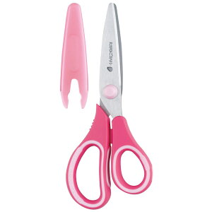 【メール便対応】レイメイ藤井 先生オススメ!! こどもハサミ(右手用) ピンク 【品番:SHM407P】