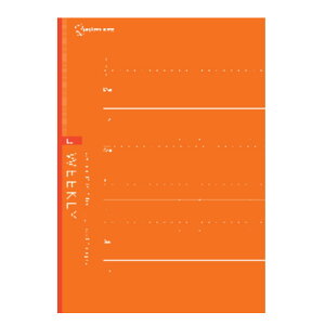 【メール便対応】レイメイ藤井 フリーウィークリースケジュール(レフト式)A5サイズ 【品番:NT226】