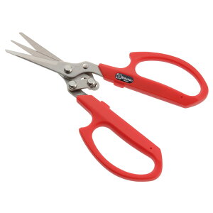 サボテン 三枚刃摘果鋏ダブルカット レッド 【品番:AG-18】