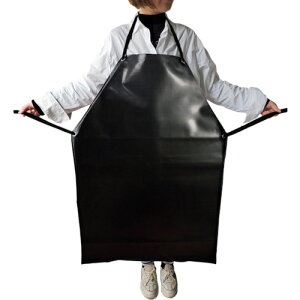 セーフラン安全用品(SAFERUN) 防水防油エプロン 黒 【品番:12451-1】