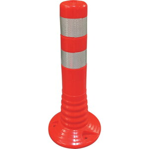 セーフラン安全用品(SAFERUN) 反射ソフトポール H470mm 高復元性PU 【品番:14477】□