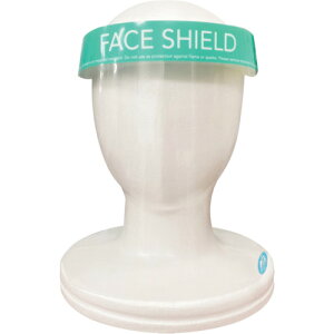 セーフラン安全用品(SAFERUN) フェイスシールド簡易防災面 288×230mm 10枚セット 【品番:J2388】□
