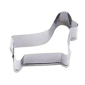 【メール便対応】佐藤金属興業 クッキー抜き型 型抜き いぬ 【品番:4521540220018】