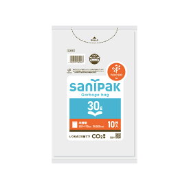 日本サニパック（sanipak）　サニパックポリ袋NOCOO（ノクー）30L10枚　0．020mm　【品番：CUH31】