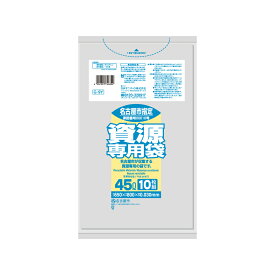 日本サニパック（sanipak）　名古屋市 資源専用袋 45L 透明 10枚 0.03mm　【品番：G9Y】