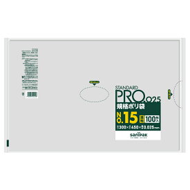 日本サニパック（sanipak）　スタンダードポリ袋15号（0．025mm）　【品番：LY15】