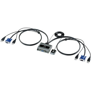 �T�����T�v���C�iSANWA SUPPLY�j�@�p�\�R���ؑ֊�i�G�~�����[�V�����񓋍ځE�茳�X�C�b�`�t���j�@�y�i�ԁFSW-KVM2UUSN2�z