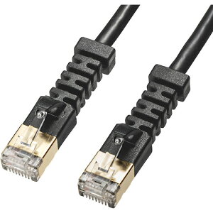 �T�����T�v���C�iSANWA SUPPLY�j�@4�����Œ�CAT6A�@STP�@LAN�P�[�u���@�y�i�ԁFKB-T6ASYL-03BK�z