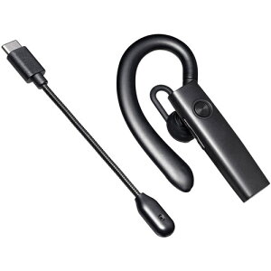 �T�����T�v���C�iSANWA SUPPLY�j�@Bluetooth�w�b�h�Z�b�g�i�O�t���}�C�N�t���j�@�y�i�ԁFMM-BTMH61BK�z