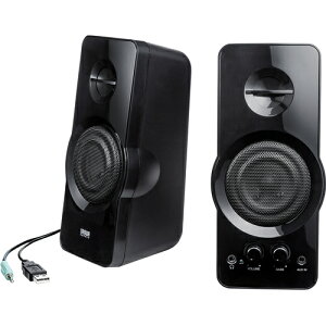 サンワサプライ(SANWA SUPPLY) ハイパワーUSB電源スピーカー 【品番:MM-SPL19UBK】