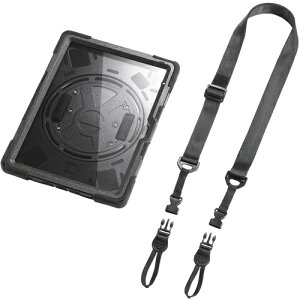 �T�����T�v���C�iSANWA SUPPLY�j�@iPad10�D9�C���`�p�O�ʕی�t�B���^�[�t�ϏՌ��P�[�X�@�y�i�ԁFPDA-IPAD1920BK�z