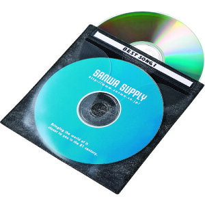 �T�����T�v���C�iSANWA SUPPLY�j�@DVD�ECD�s�D�z�P�[�X�i�u���b�N�j�@�y�i�ԁFFCD-FN100BKN�z