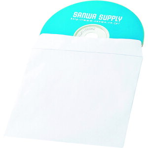 �T�����T�v���C�iSANWA SUPPLY�j�@DVD�ECD�y�[�p�[�X���[�u�P�[�X�i���Ȃ��^�C�v�E100������j�@�y�i�ԁFFCD-PS100NWW�z