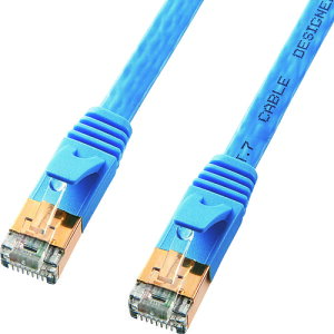 �T�����T�v���C�iSANWA SUPPLY�j�@�J�e�S��7�t���b�gLAN�P�[�u���@�u���[�@15m�@�y�i�ԁFKB-FL7-15BLN�z