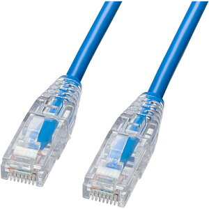 �T�����T�v���C�iSANWA SUPPLY�j�@�J�e�S��6A�@�@LAN�P�[�u���i�X�����A���炩�A�c���܂�h�~�R�l�N�^�j�@�y�i�ԁFKB-SL6AYS-01BL�z