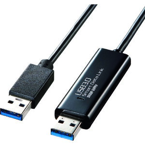 �T�����T�v���C�iSANWA SUPPLY�j�@�h���b�O���h���b�v�Ή�USB3�D0�����N�P�[�u���iMac�^Windows�Ή��j�@�y�i�ԁFKB-USB-LINK4�z