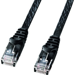 �T�����T�v���C�iSANWA SUPPLY�j�@�J�e�S��6�t���b�gLAN�P�[�u���@�y�i�ԁFLA-FL6-05BK�z