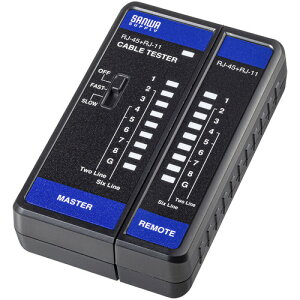 �T�����T�v���C�iSANWA SUPPLY�j�@LAN�P�[�u���e�X�^�[�@�y�i�ԁFLAN-TST7�z