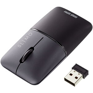 �T�����T�v���C�iSANWA SUPPLY�j�@�É����C�����X�u���[LED�}�E�X�@SLIMO�@�i�[�d���EUSB�@A�j�@�y�i�ԁFMA-WBS310BK�z