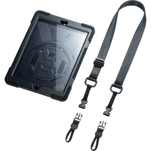�T�����T�v���C�iSANWA SUPPLY�j�@iPad�@10�D2�C���`�@�O�ʕی�t�B���^�[�t�ϏՌ��P�[�X�@�y�i�ԁFPDA-IPAD1620BK�z