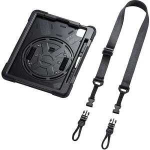 �T�����T�v���C�iSANWA SUPPLY�j�@iPad�@Air�@�ϏՌ��P�[�X�i�n���h���A�X�^���h�A�V�����_�[�x���g�t���j�@�y�i�ԁFPDA-IPAD1717BK�z