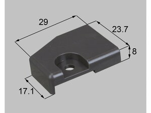 【メール便対応】LIXIL(新日軽) 額縁コーナーブロック(L) ブラウン系 【品番:SYEU4LS01】