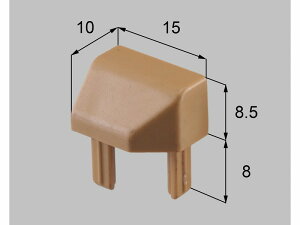 【メール便対応】LIXIL(新日軽) 化粧額縁B小口キャップ(L) クリアバーチ 【品番:SYGF195LS01】