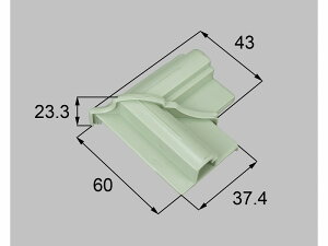【メール便対応】LIXIL(新日軽) 内額縁溝カバー コーナーブロック グリーン系 【品番:SYTK239S01】
