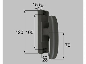 LIXIL�i�V���y�j�@���C�W���܂�n���h���iR�j�@�u���E���n�@�y�i�ԁFSVFU7RS01�z