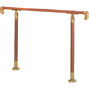 シロクマ(SHIROKUMA) アプローチ手すり(B) チーク・AG 【品番:AP-12B-TAG】