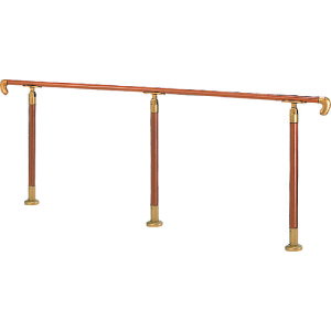 シロクマ(SHIROKUMA) アプローチ手すり(B) チーク・AG 【品番:AP-13B-TAG】