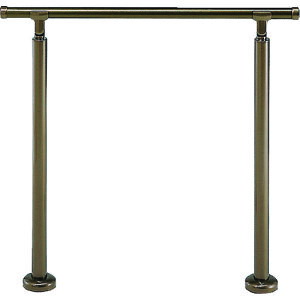 シロクマ(SHIROKUMA) アプローチ手すり(B)900mm ブロンズ/アンバー 【品番:AP-140B-90-BRA】