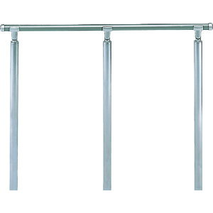 シロクマ(SHIROKUMA) アプローチ手すり(U) 2000mm シルバー/HL 【品番:AP-141U-20-SIH】