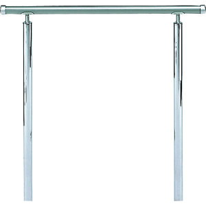 シロクマ(SHIROKUMA) アプローチ手すり(U) 900mm シルバー/鏡面 【品番:AP-160U-90-SKM】