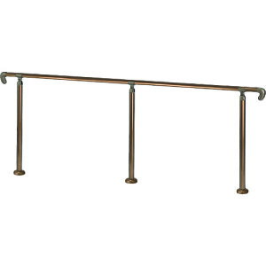 シロクマ(SHIROKUMA) アプローチ手すり(B) 2000mm ブロンズ 【品番:AP-21B-20-BR】