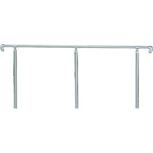 シロクマ(SHIROKUMA) アプローチ手すり(U) 2000mm シルバー 【品番:AP-21U-20-SI】