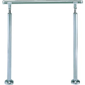 シロクマ(SHIROKUMA) アプローチ手すり(B) 900mm シルバー/HL 【品番:AP-40B-90-SIH】