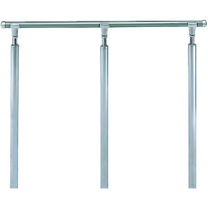 シロクマ(SHIROKUMA) アプローチ手すり(U) 2000mm シルバー/HL 【品番:AP-41U-20-SIH】