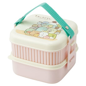 スケーター　2段ピクニックボックス P25　すみっコぐらし　【品番：4973307631306】