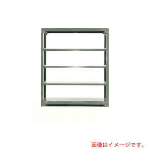 【別途送料あり】双福鋼器 中量ボルトレスラック 500kg 1200×1500×620 天地3段 単体 ライトグリーン 【品番:MBH-45M3-SG】