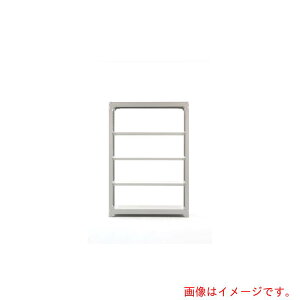 【別途送料あり】双福鋼器 中量ボルトレスラック 300kg 1800×1800×700 天地4段 増連 ホワイトグレー 【品番:MBL-66K4-CW】