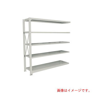 【別途送料あり】双福鋼器 中量ボルト式ラック 500kg 1500×1200×770 天地3段  増連 ホワイトグレー 【品番:MSH-54E3-CW】