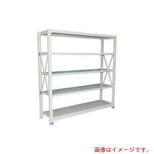 【別途送料あり】双福鋼器 中量ボルト式ラック 300kg 1200×1800×1200 天地3段  単体 ホワイトグレー 【品番:MSL-46T3-SW】