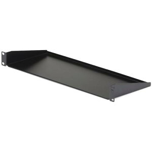 StarTech.com�@�T�[�o�[���b�N�I�^1U�^�J���`���o�[�^�ω׏d15kg�^���s18cm�^���ϋv�X�`�[���^19�C���`���b�N�@�y�i�ԁFCABSHELF1U�z
