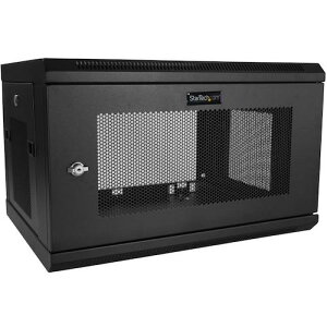 StarTech.com�@�T�[�o�[���b�N�^6U�^19�C���`�^�Ǌ|���^�C�v�^��t���s��38cm�^���b�N�t���L���r�l�b�g�^�ʋC�X���b�g�E���b�V���@�y�i�ԁFRK616WALM�z